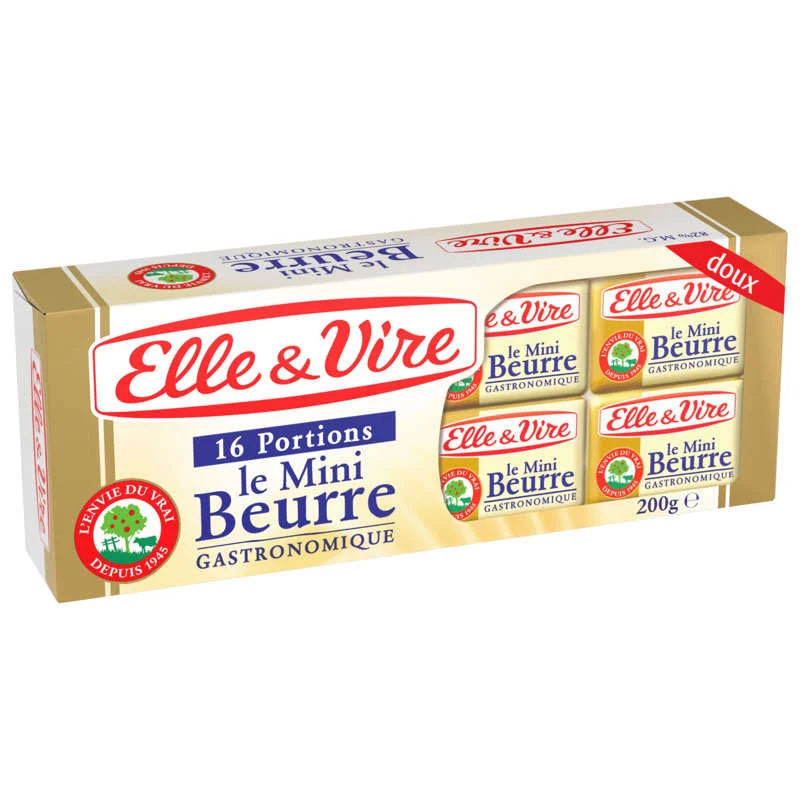 Elle & Vire Gastronomique Unsalted Butter 200 g