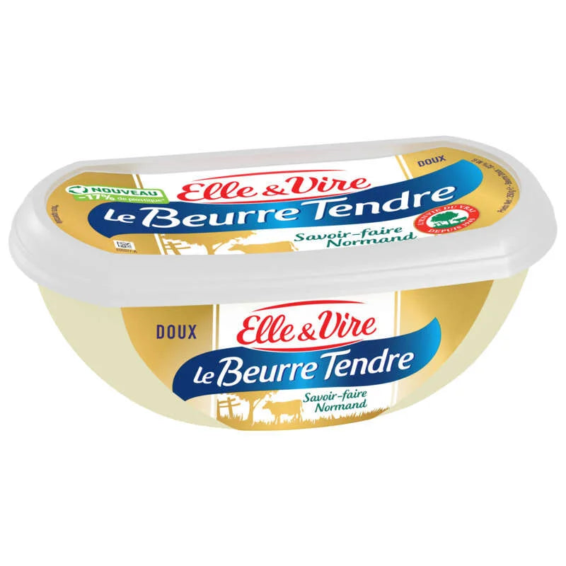 Elle & Vire Spreadable Unsalted Butter 250 g