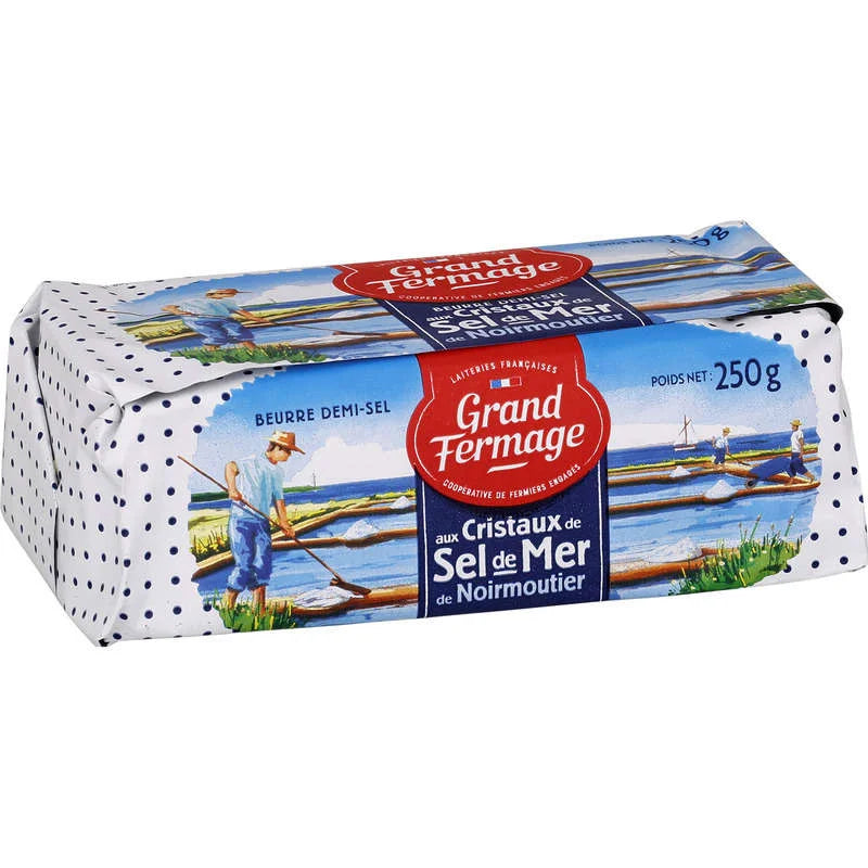 Grand Fermage Sea Salt Crystals Butter 250 g