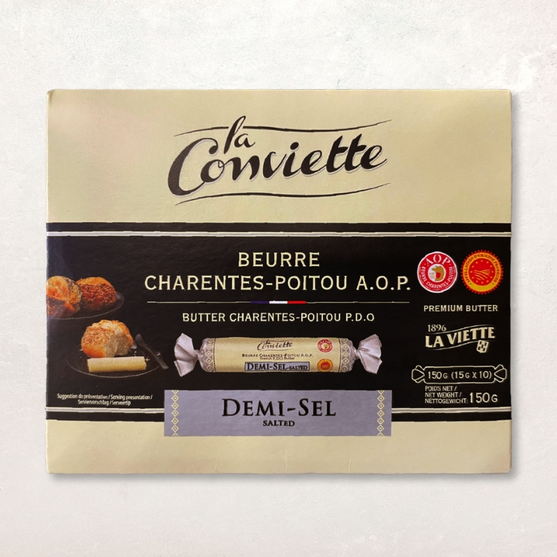 La Conviette AOP Salted Mini Butter Papillotes (Refills) 10x15 g