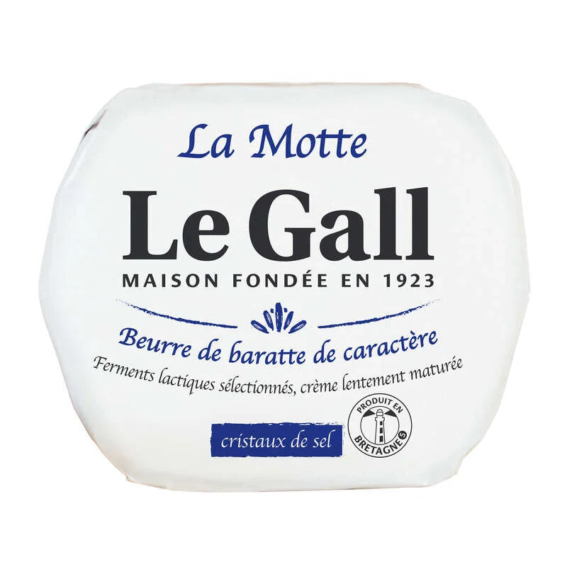 Le Gall Churned (Baratte) Sea Salt Crystals Butter 250 g