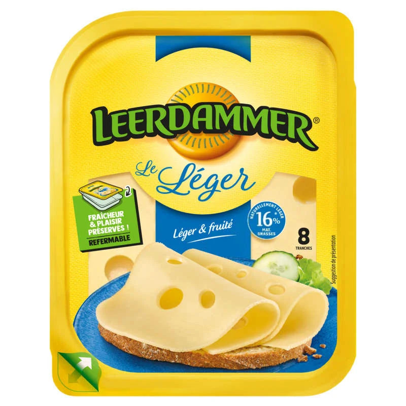 Leerdammer Le Léger Light 8 Slices 200 g