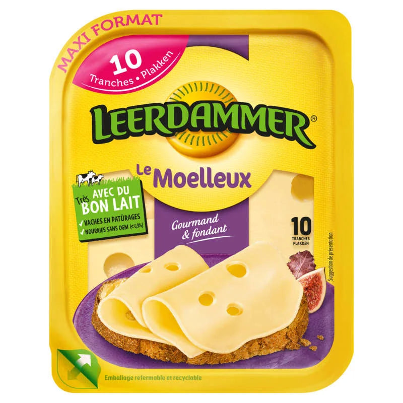 Leerdammer Le Moelleux 10 Slices 250 g