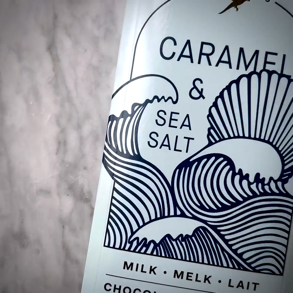 Organic Milk Chocolate with Caramel & Seasalt (100g)