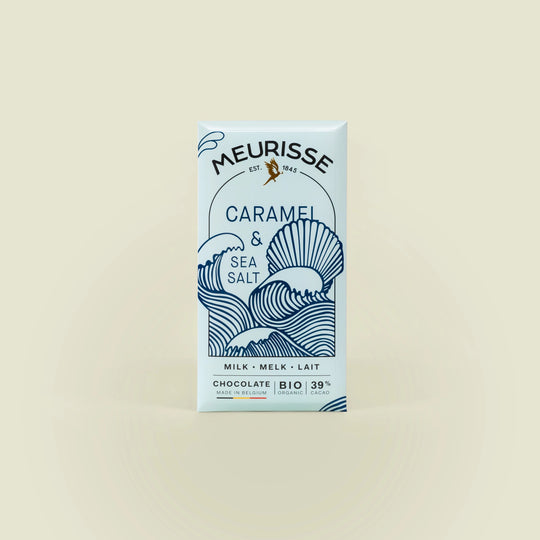 Organic Milk Chocolate with Caramel & Seasalt (100g)