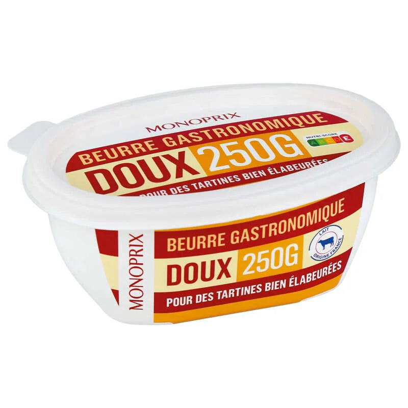 Monoprix Gastronomique Unsalted Butter 250 g