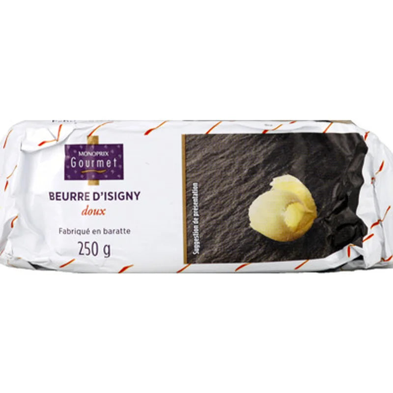 Monoprix Gourmet Unsalted Butter 250 g