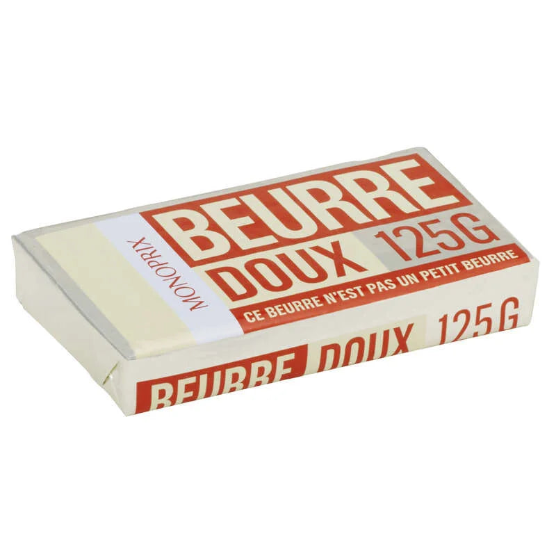 Monoprix Unsalted Butter 125 g