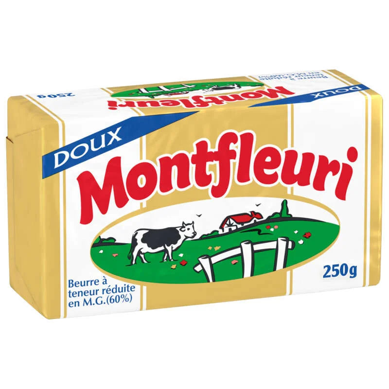 Montfleuri Light Unsalted Butter 250 g