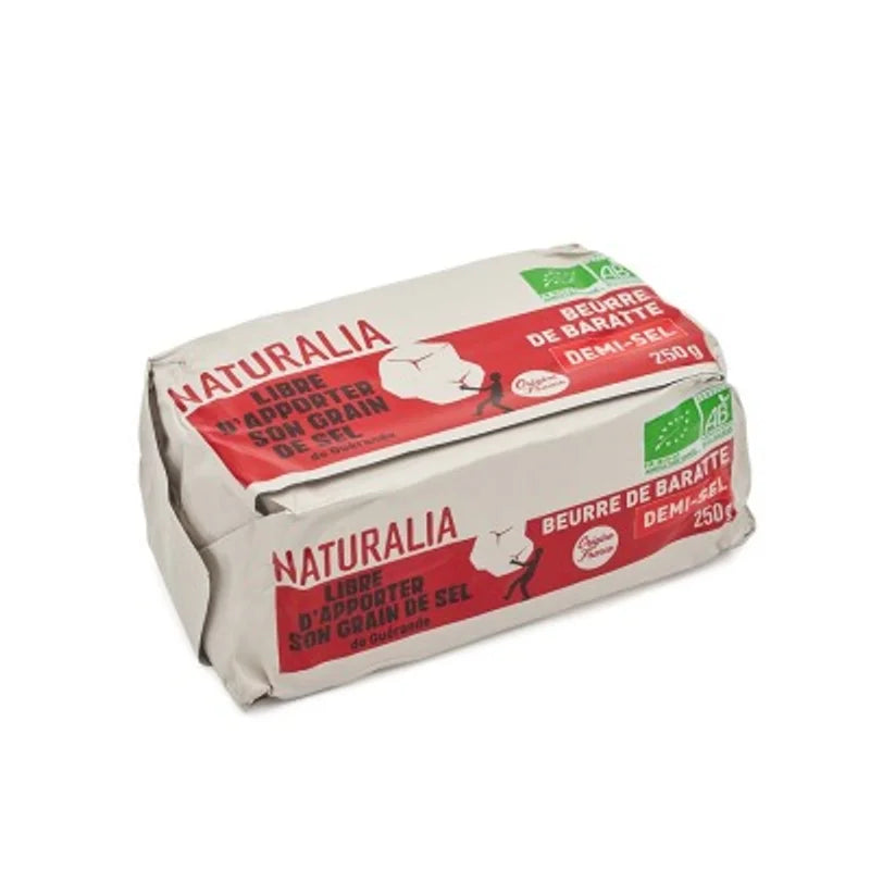 Naturalia Churned (Baratte) Organic Salted Butter 250 g