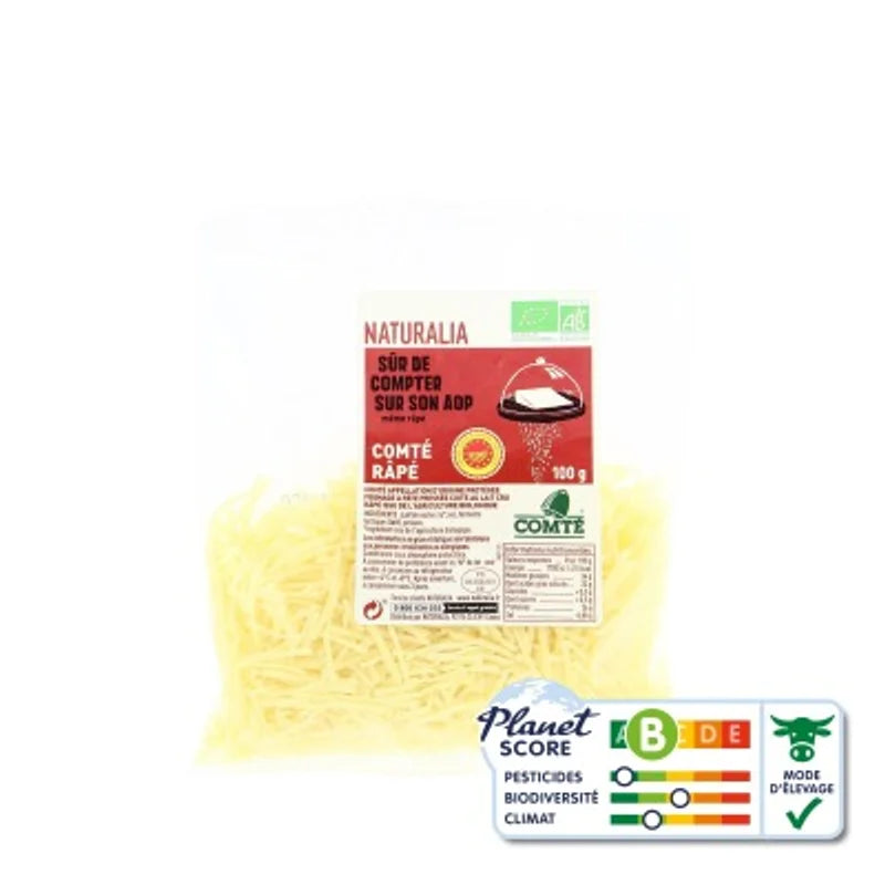 Naturalia Organic Grated Comté 100 g