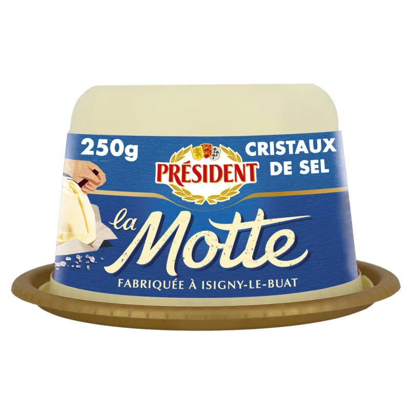 Président Gastronomique Sea Salt Crystals Butter 250 g