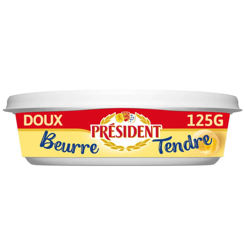 Président Spreadable Unsalted Butter 125 g