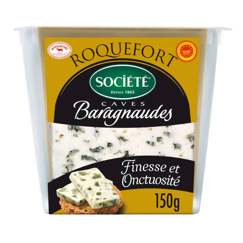 Société Roquefort AOP Caves Baragnaudes 150 g