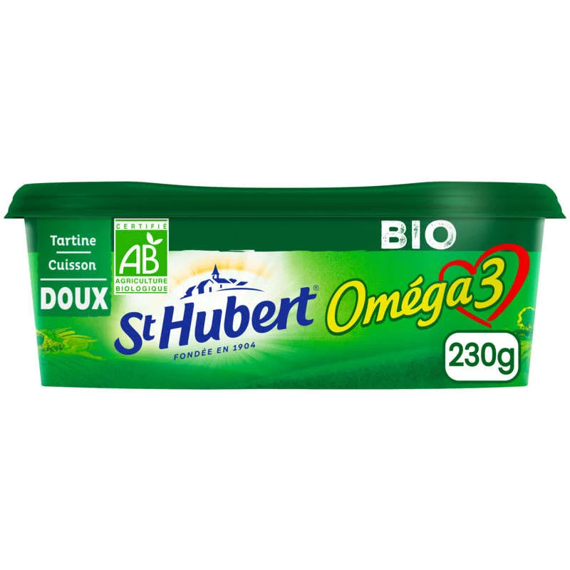 St Hubert Organic Omega-3 Unsalted Butter 230 g