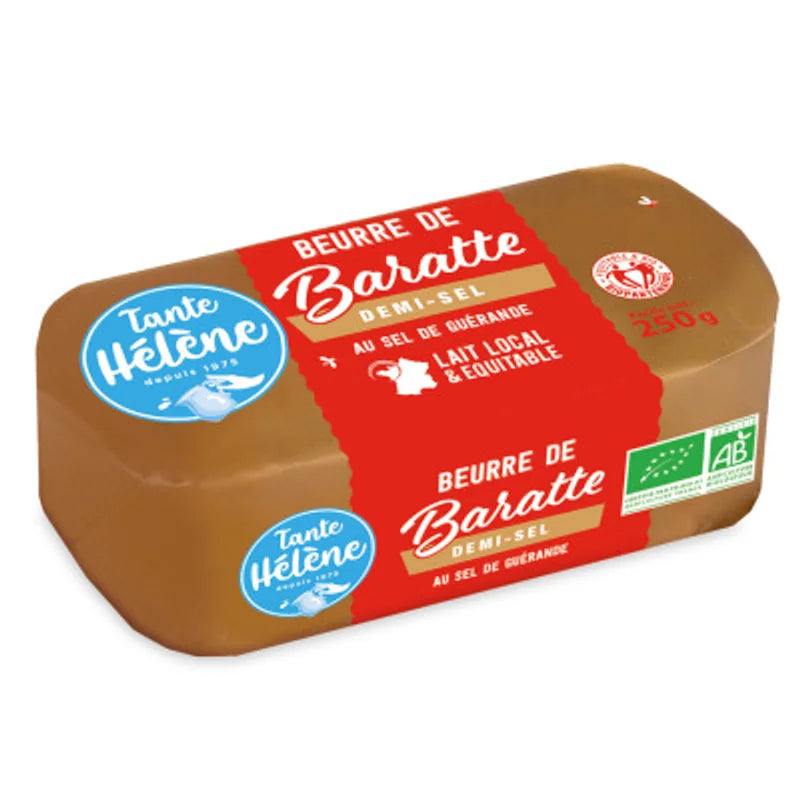 Tante Hélène Churned (Baratte) Organic Salted Butter 250 g