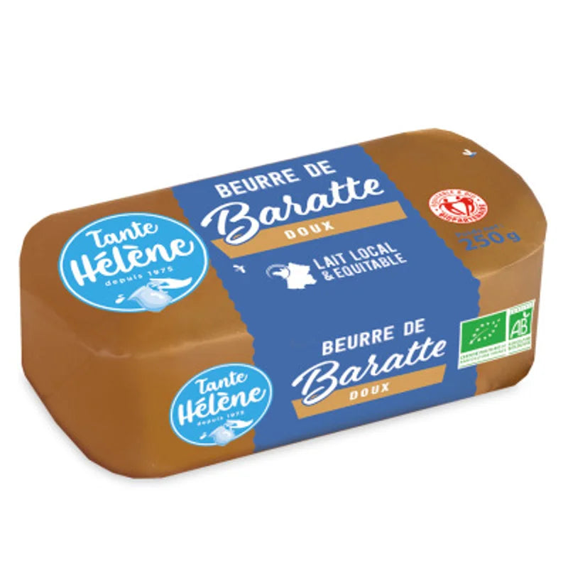Tante Hélène Churned (Baratte) Organic Unsalted Butter 250 g